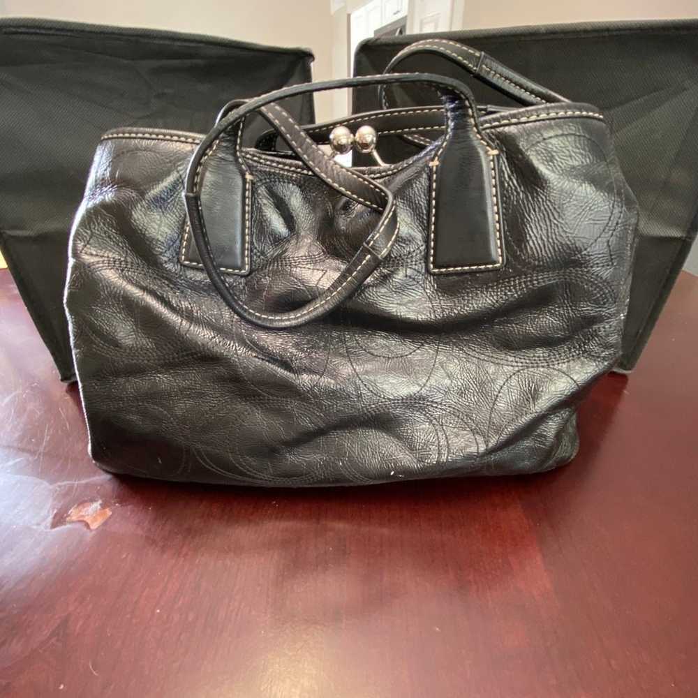 Coach Signature Stitch Vintage Tote - image 2