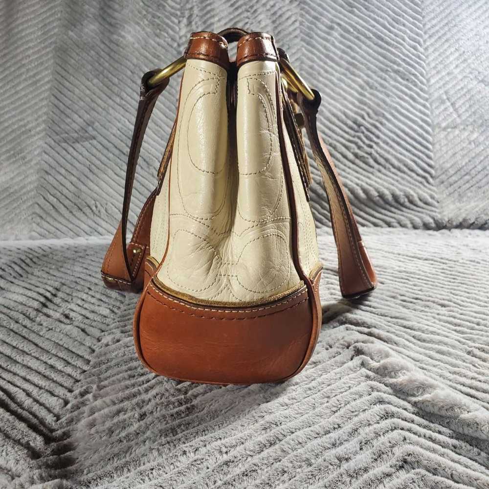 Vintage COACH Hampton Leather Purse Bag - image 3