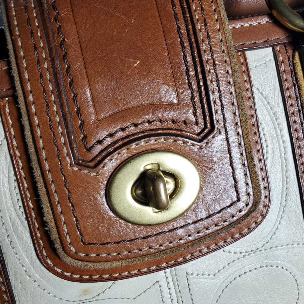 Vintage COACH Hampton Leather Purse Bag - image 5