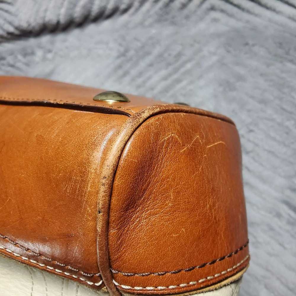 Vintage COACH Hampton Leather Purse Bag - image 7
