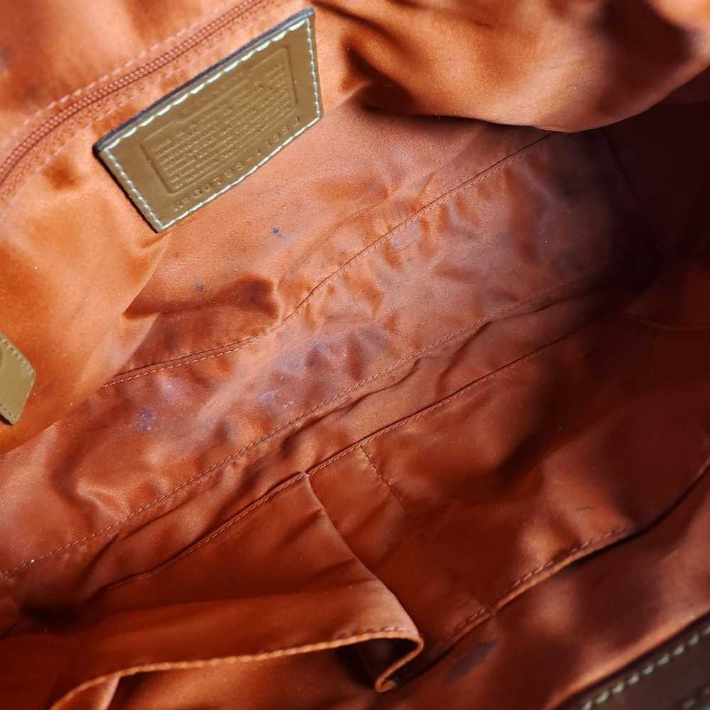 Vintage COACH Hampton Leather Purse Bag - image 8