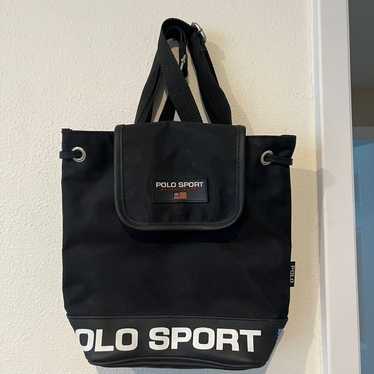 Polo Sport Ralph Lauren Vintage Mini Black Backpa… - image 1