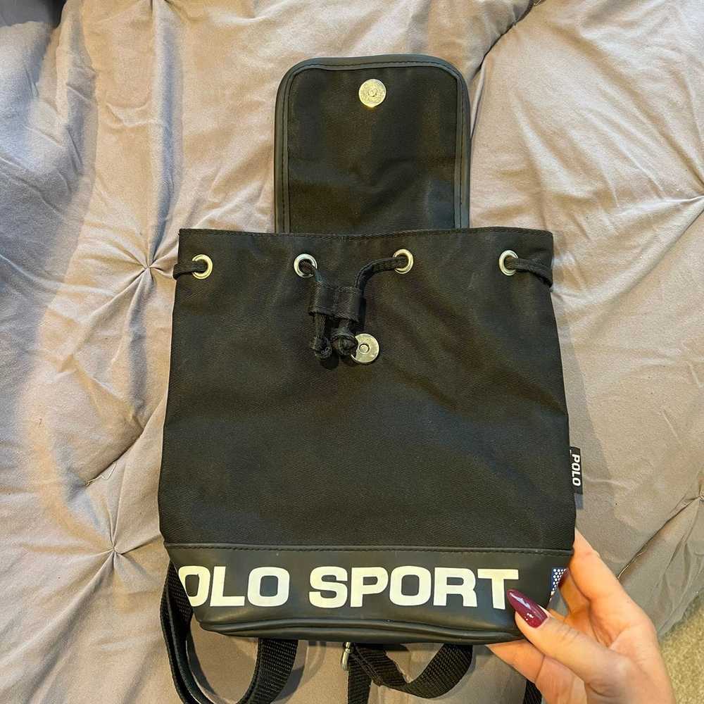 Polo Sport Ralph Lauren Vintage Mini Black Backpa… - image 2