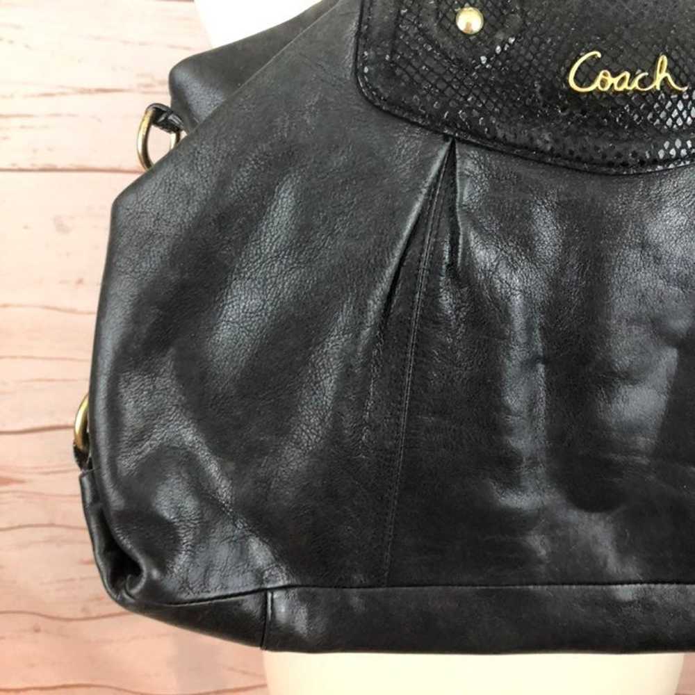 Coach Leather Ashley Satchel Purse - image 3