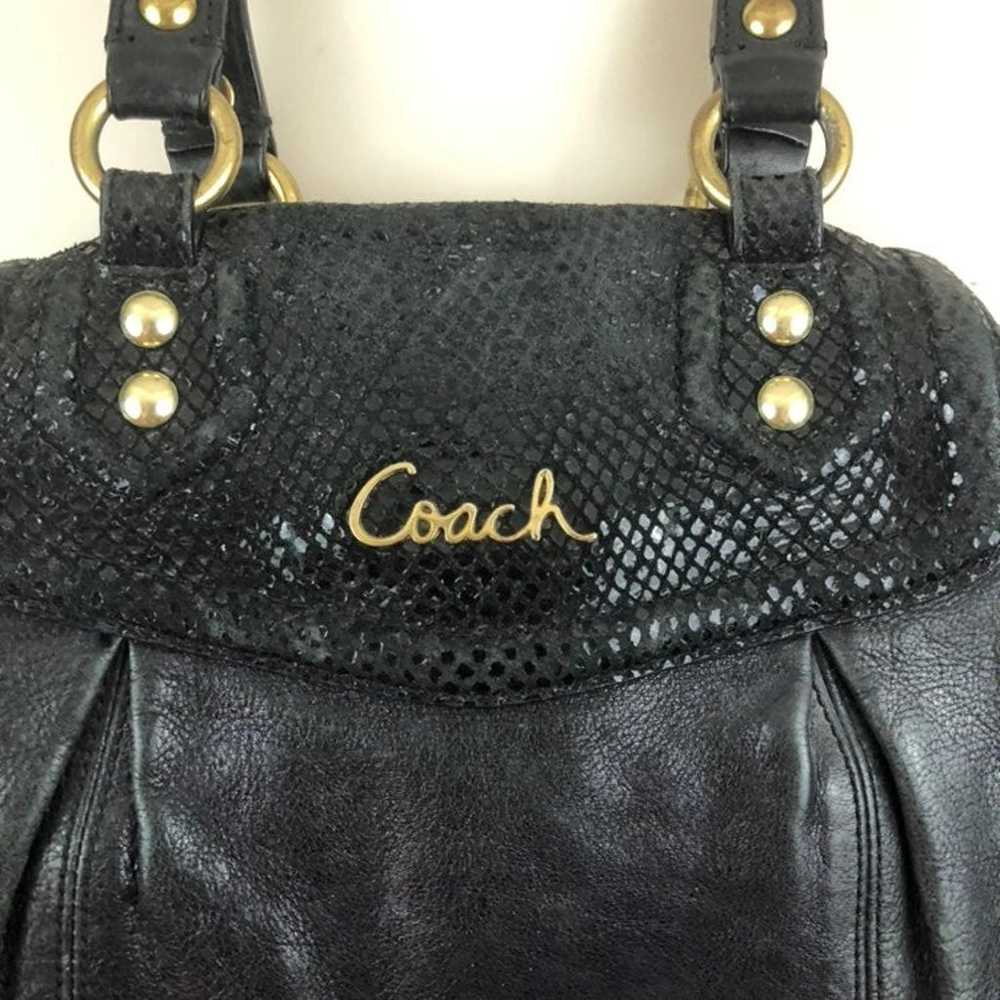 Coach Leather Ashley Satchel Purse - image 4