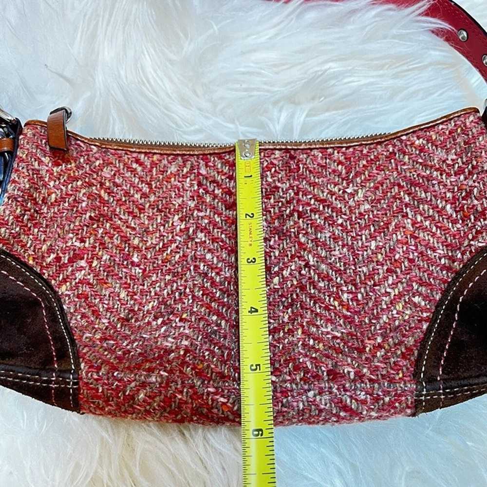 Vintage Y2k Coach Hamptons Herringbone Wool Tweed… - image 6