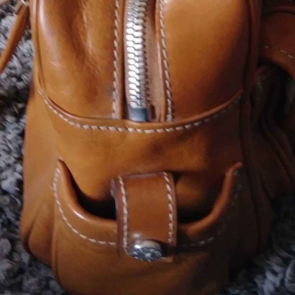 Michael Kors handbag cognac brown leather Satchel… - image 9
