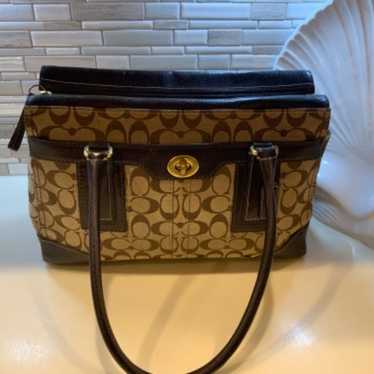 Coach Purse Signature Handbag D0773-11063