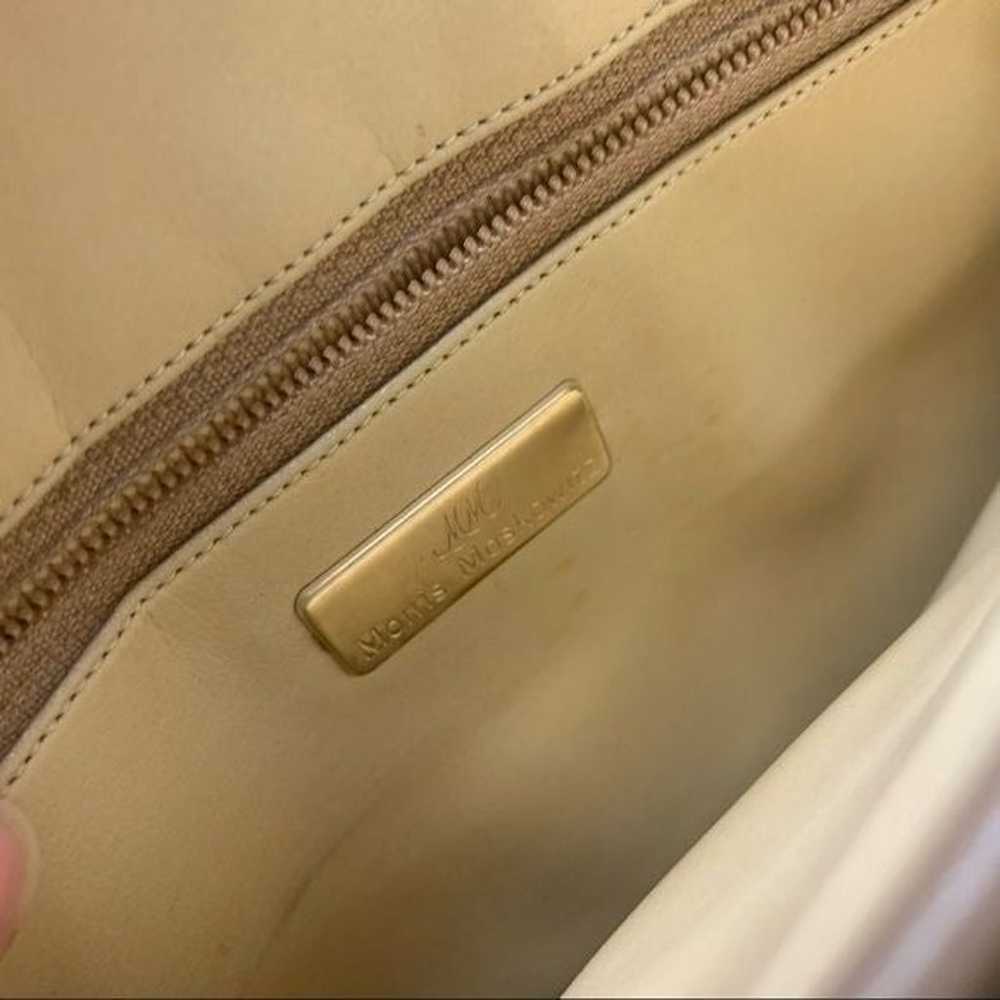 Vintage morris moskowitz handbag leather zip pock… - image 7