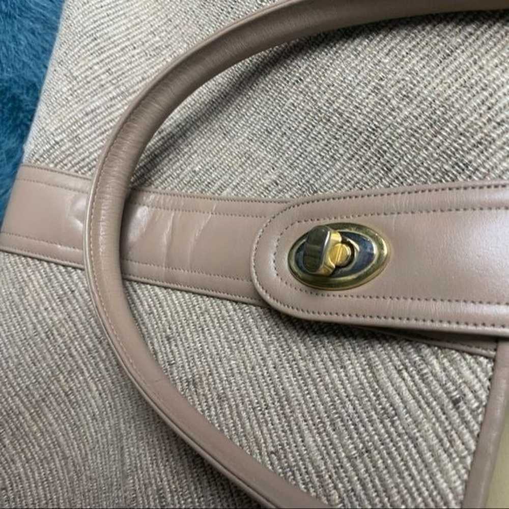 Vintage morris moskowitz handbag leather zip pock… - image 8