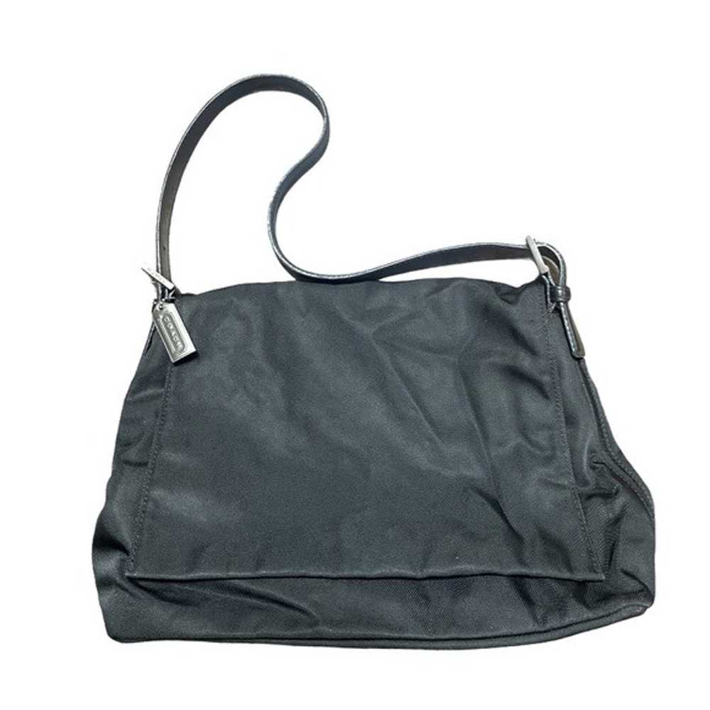 Coach Vintage black Nylon flap bag - image 1