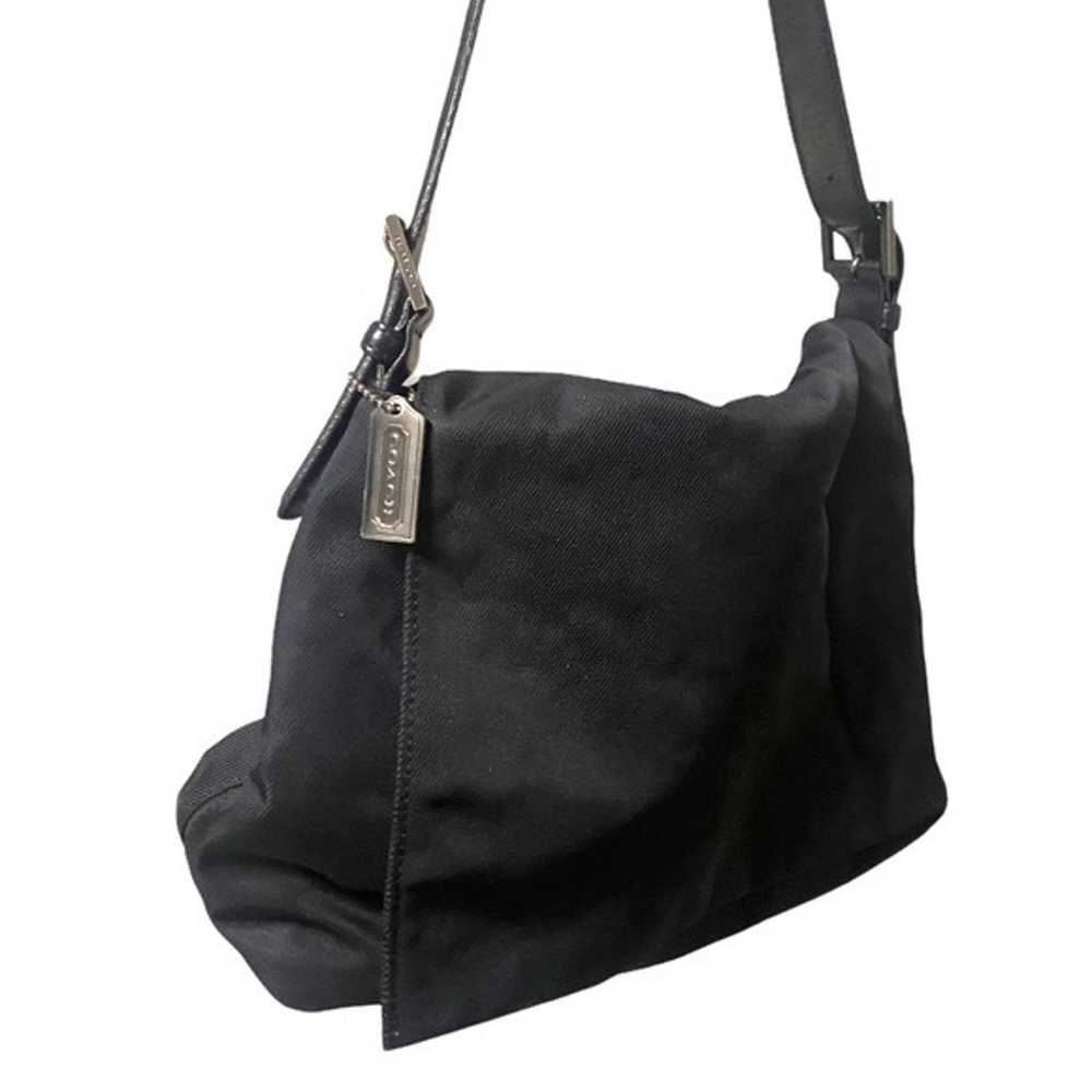 Coach Vintage black Nylon flap bag - image 2