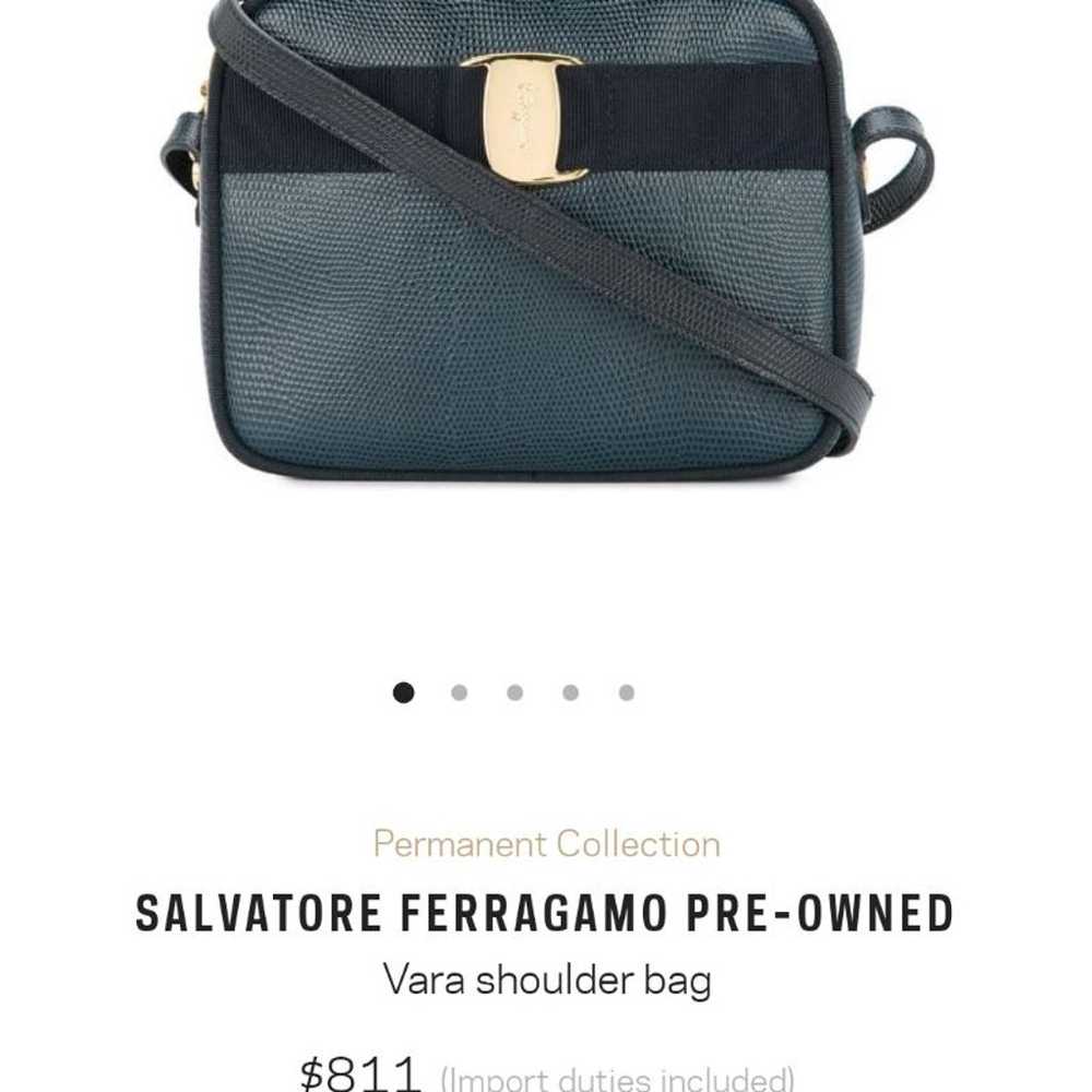 Vintage ferragamo shoulder purse - image 1