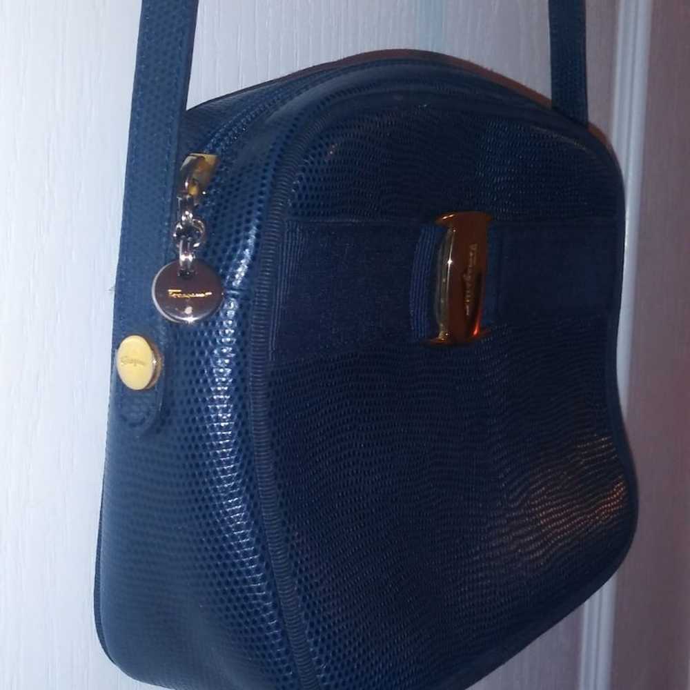 Vintage ferragamo shoulder purse - image 4