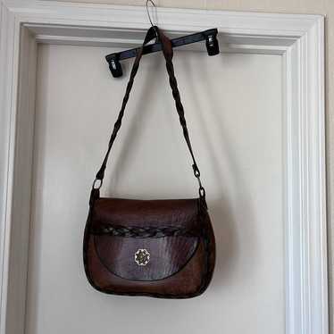 Vintage Leather Shoulder Bag - image 1