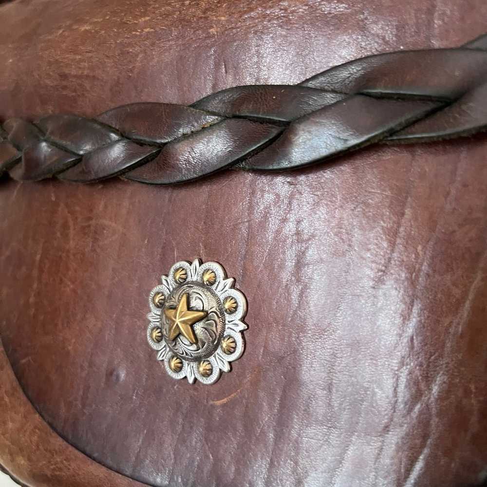 Vintage Leather Shoulder Bag - image 2