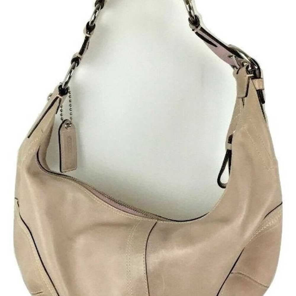 Authentic Coach Vintage Hobo Purse Sand - image 1