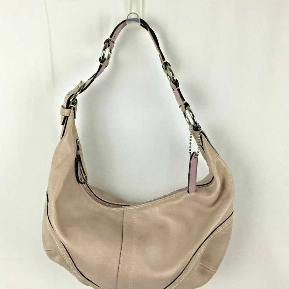 Authentic Coach Vintage Hobo Purse Sand - image 4