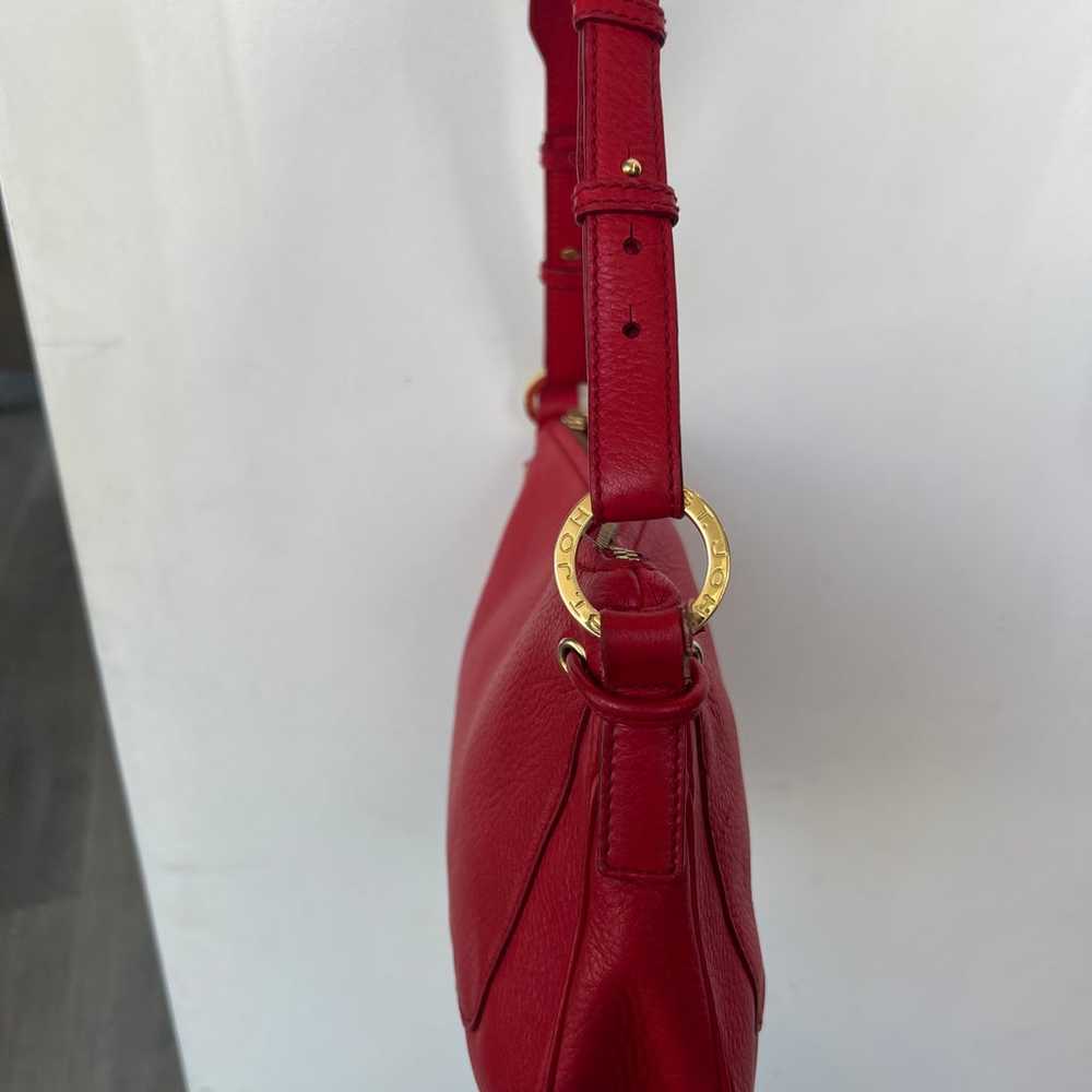 Authentic St. John red leather purse - image 4