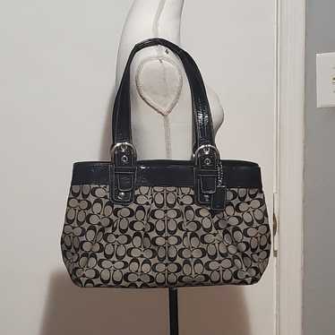 Coach large purse shoulderbag - image 1