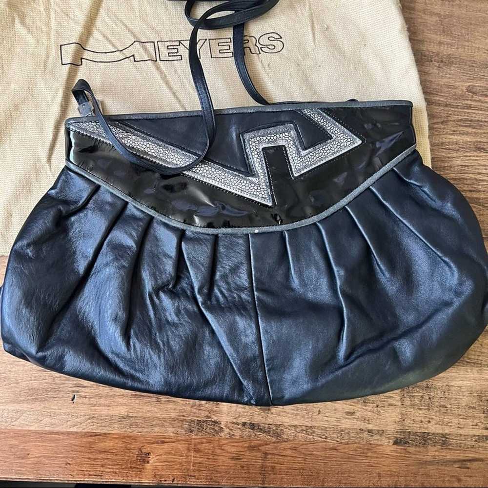 Vintage Meyers Black Shoulder Bag - image 5