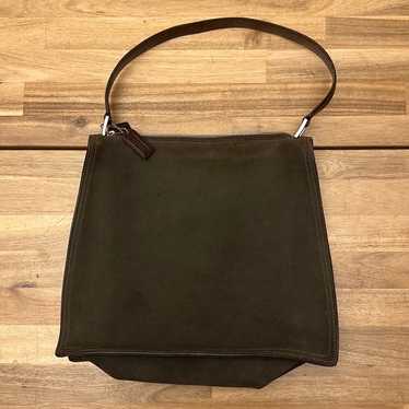 Coach Vintage Genuine Suede Leather Shoulder Bag