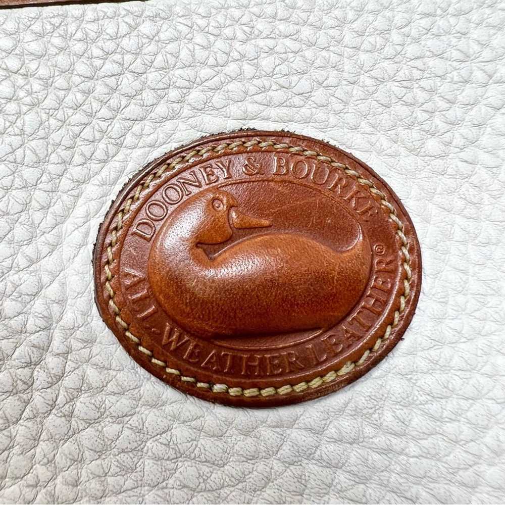 Dooney & Bourke Vintage Shoulder Bag Pebbled Leat… - image 5