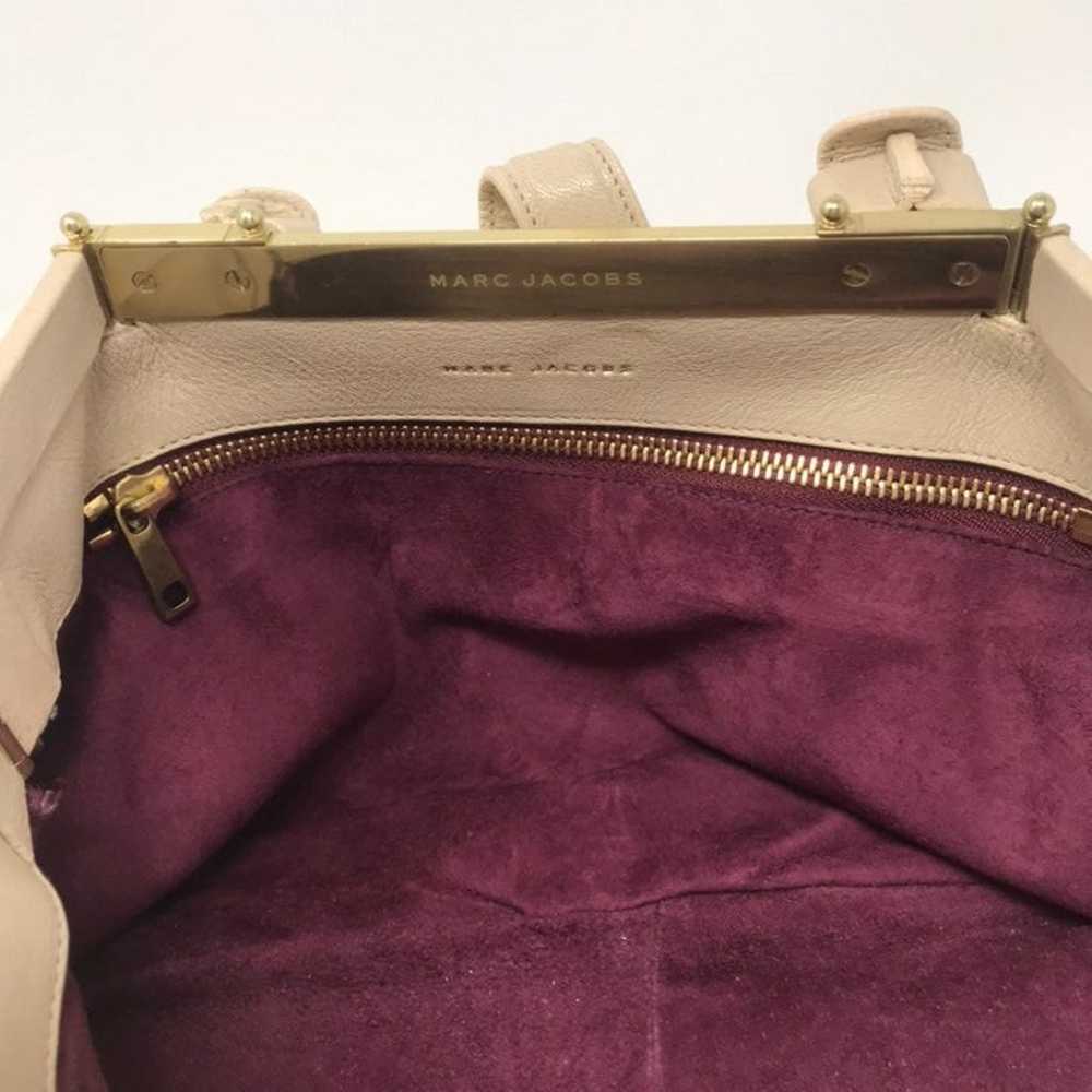 Vintage marc Jacob Cream satchel purse - image 10