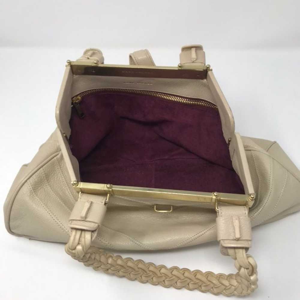 Vintage marc Jacob Cream satchel purse - image 11