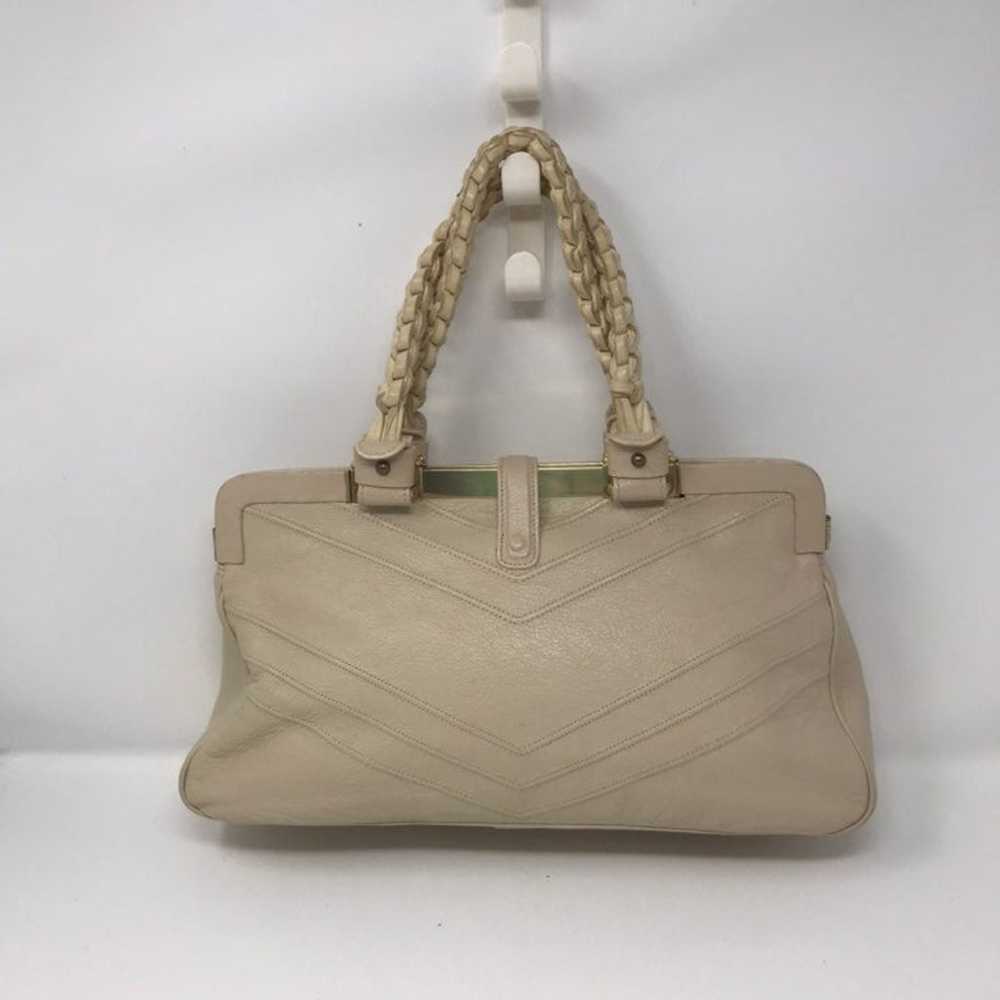 Vintage marc Jacob Cream satchel purse - image 2