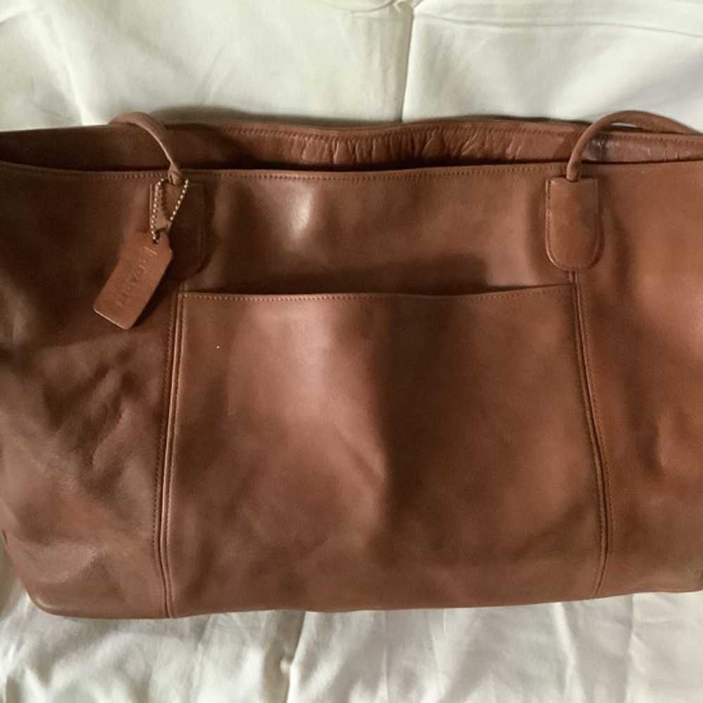 Coach Leather large crossbody tote - image 1
