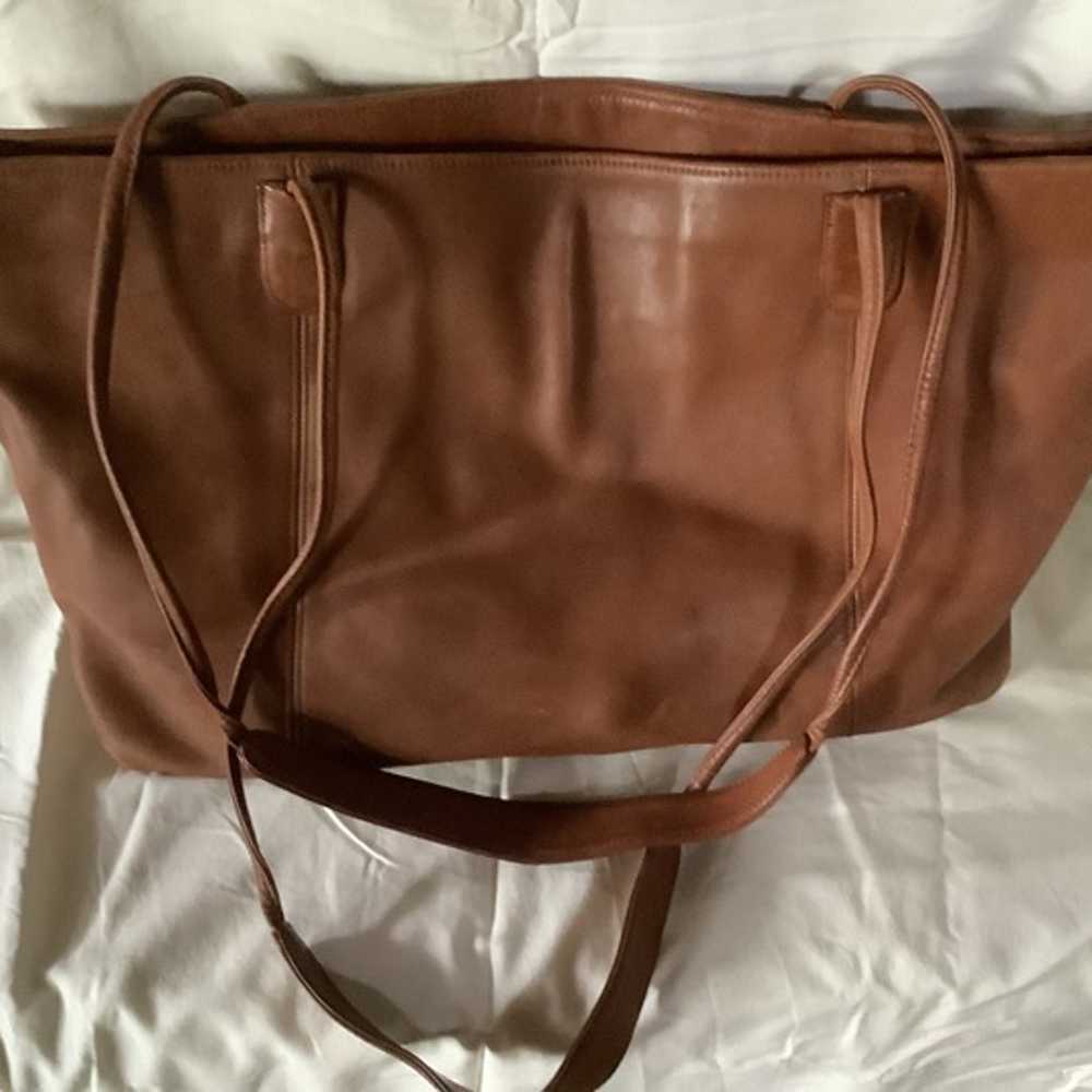 Coach Leather large crossbody tote - image 2