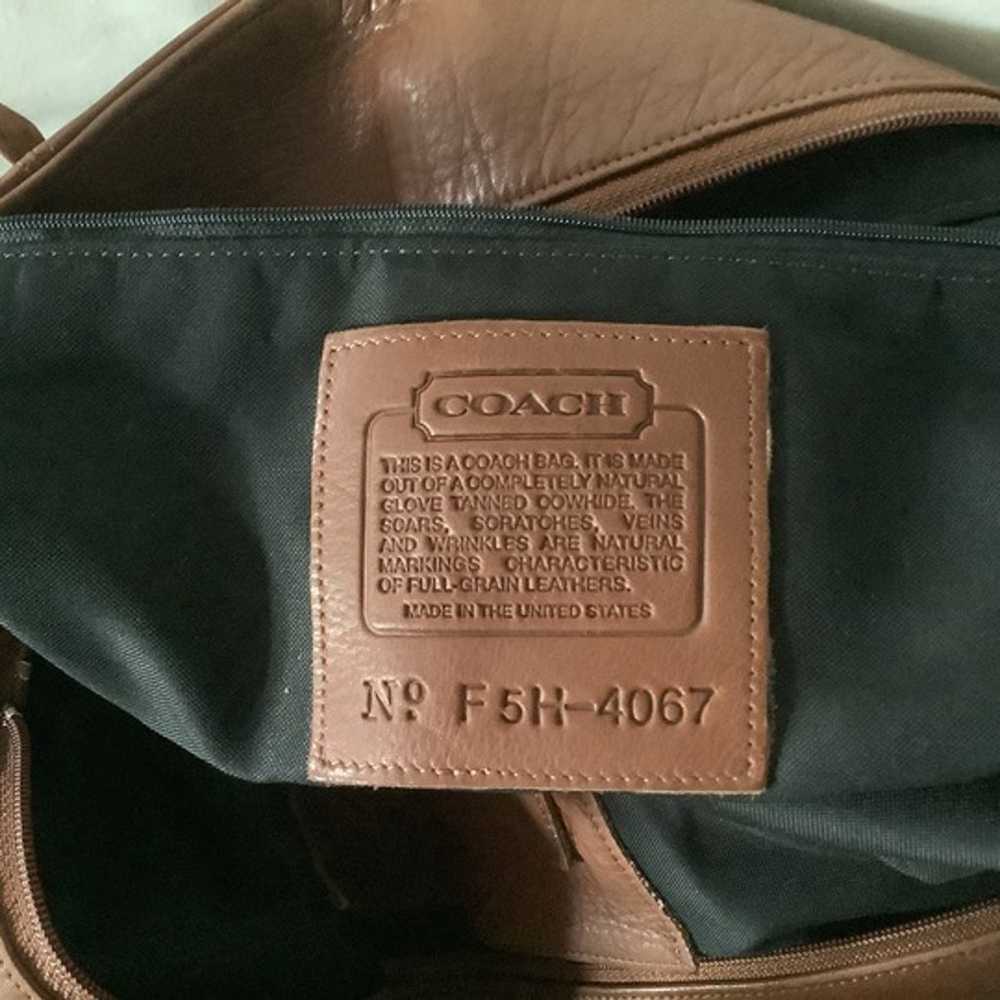 Coach Leather large crossbody tote - image 8
