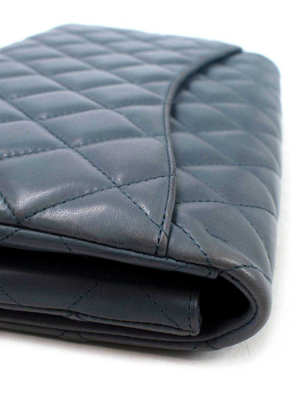 Managed by hewi Chanel Blue Quilted Single Flap C… - image 11