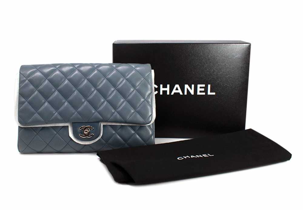 Managed by hewi Chanel Blue Quilted Single Flap C… - image 2