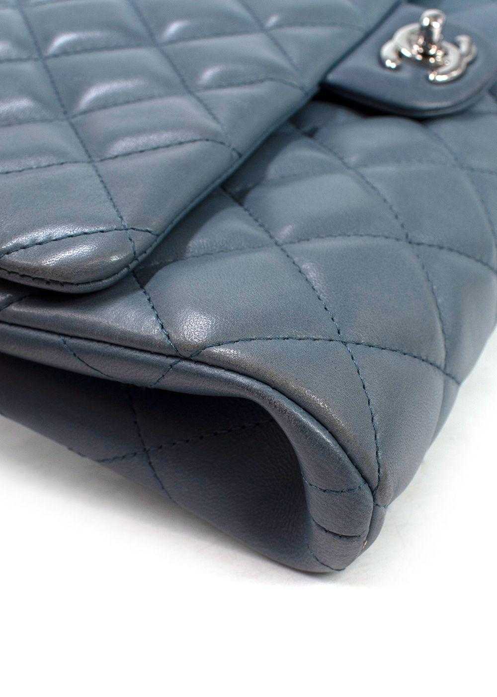 Managed by hewi Chanel Blue Quilted Single Flap C… - image 5