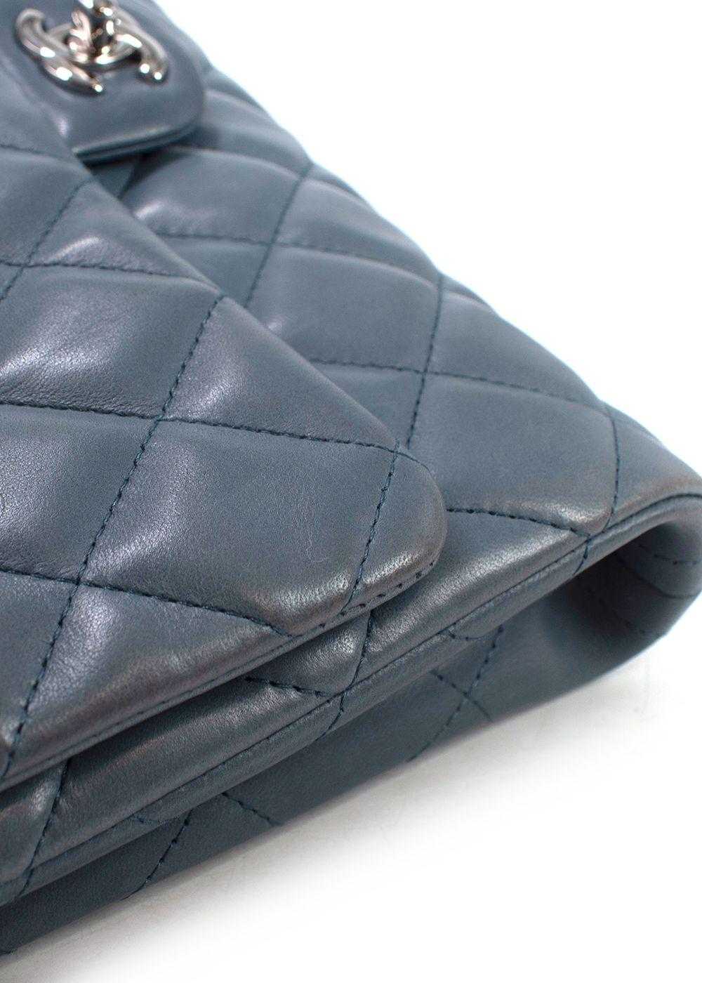 Managed by hewi Chanel Blue Quilted Single Flap C… - image 7