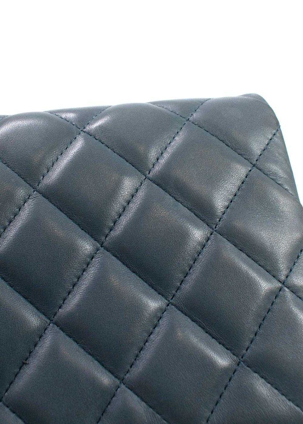 Managed by hewi Chanel Blue Quilted Single Flap C… - image 9