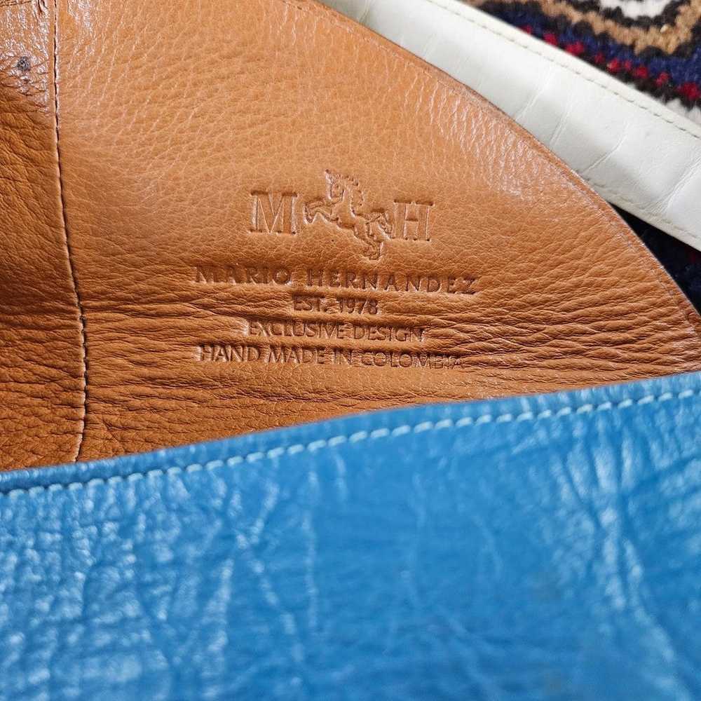 Mario Hernandez Rare Original Leather Purse Vinta… - image 2