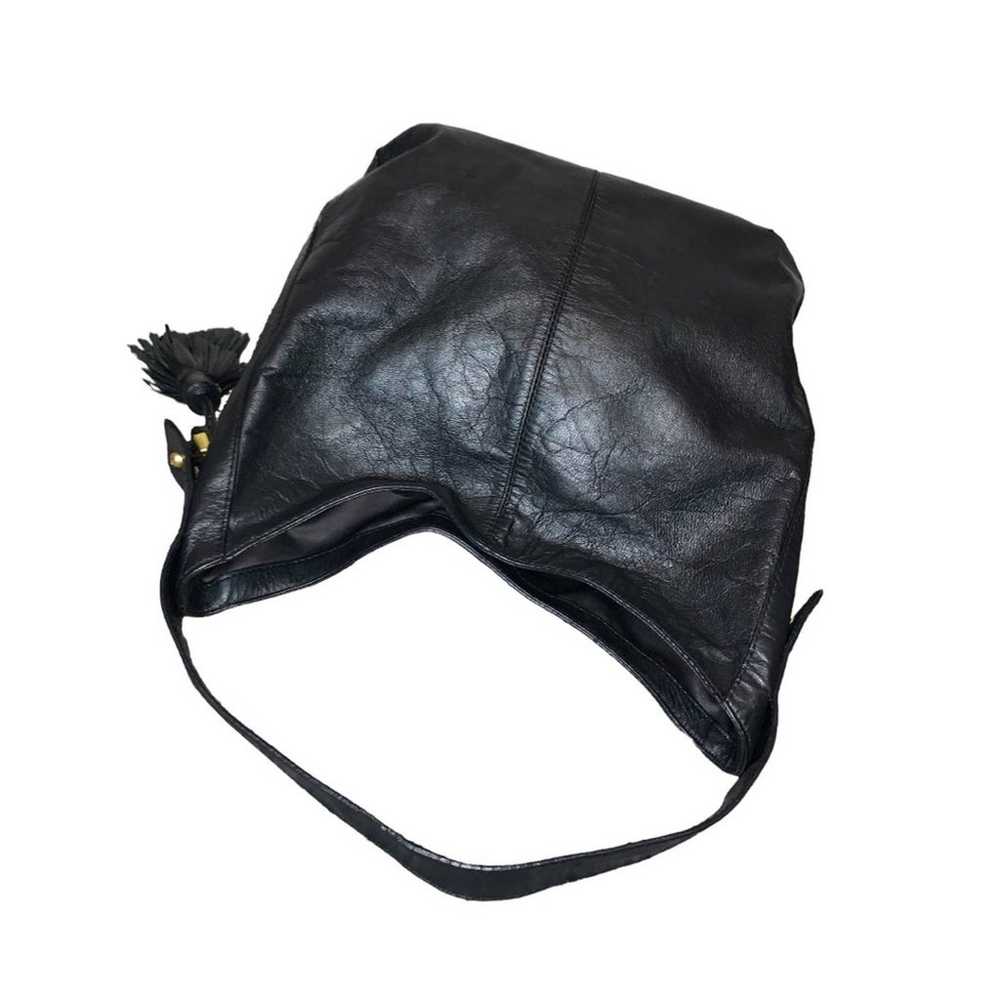 Juicy Couture Y2K (Rare Find) Black Leather Blank… - image 11