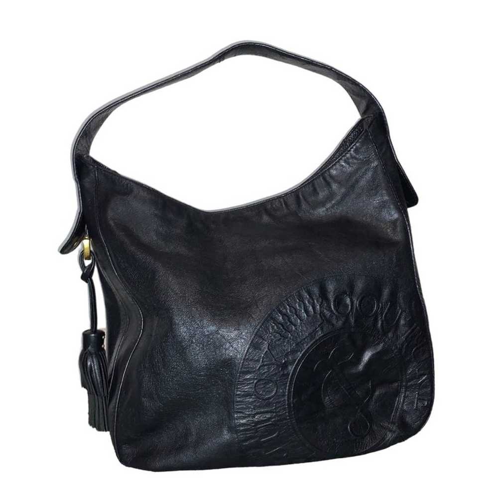 Juicy Couture Y2K (Rare Find) Black Leather Blank… - image 9