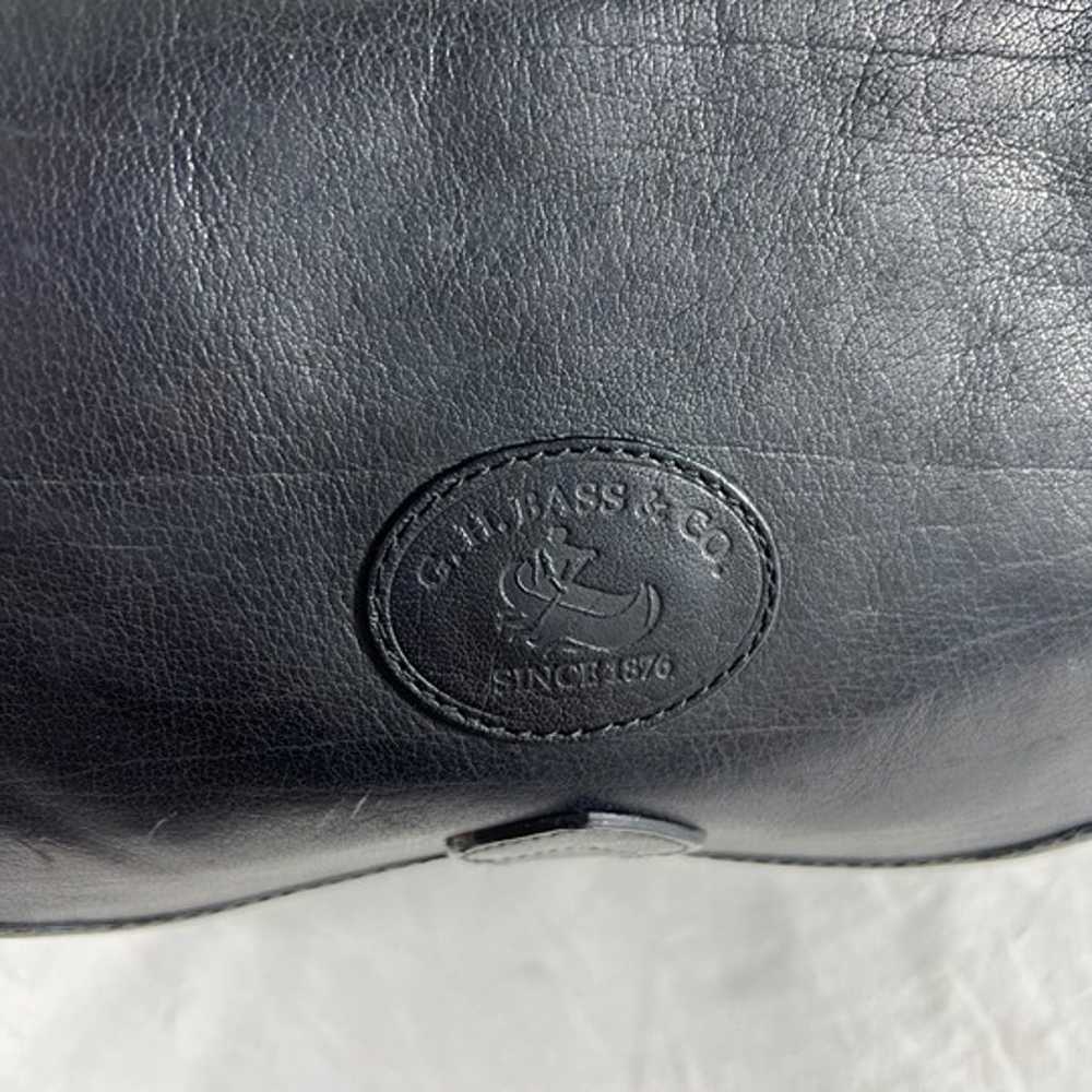 G. H. BASS & Co. Vintage Authentic Black Leather … - image 5