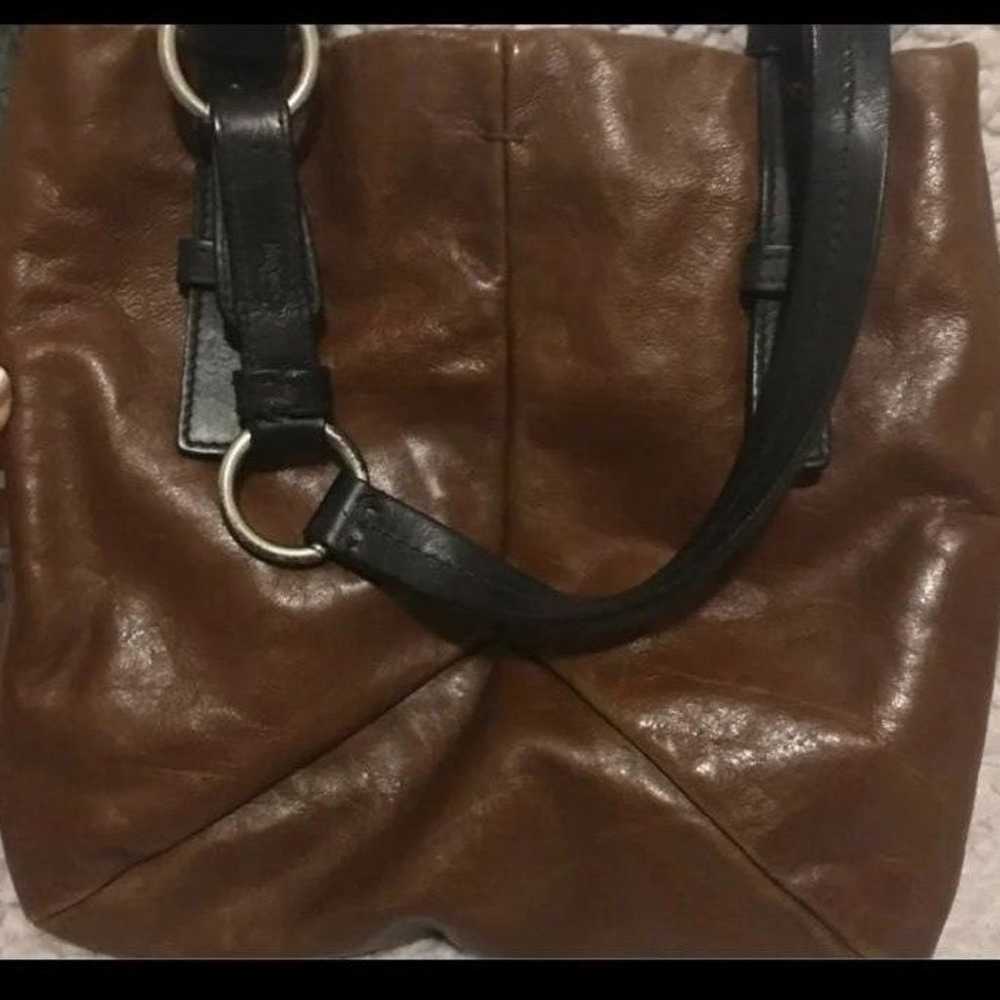 YSL Leather Shoulder Bag - image 2