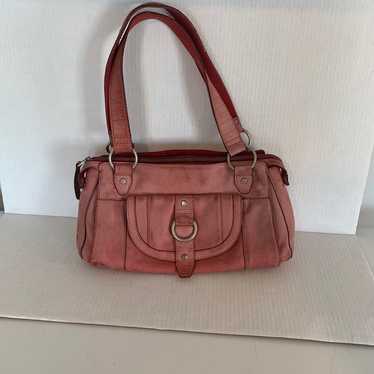 Fossil Sm to Med Sized Red Leather Shoulder Purse Bag | eBay