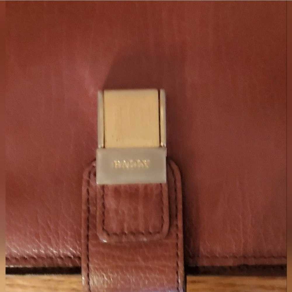 Bally Vintage Brown Leather Portfolio - image 3