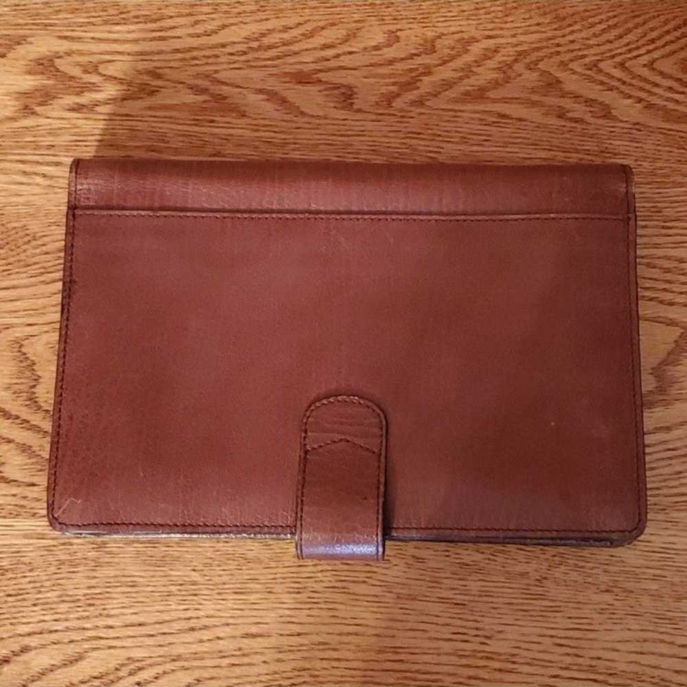 Bally Vintage Brown Leather Portfolio - image 7