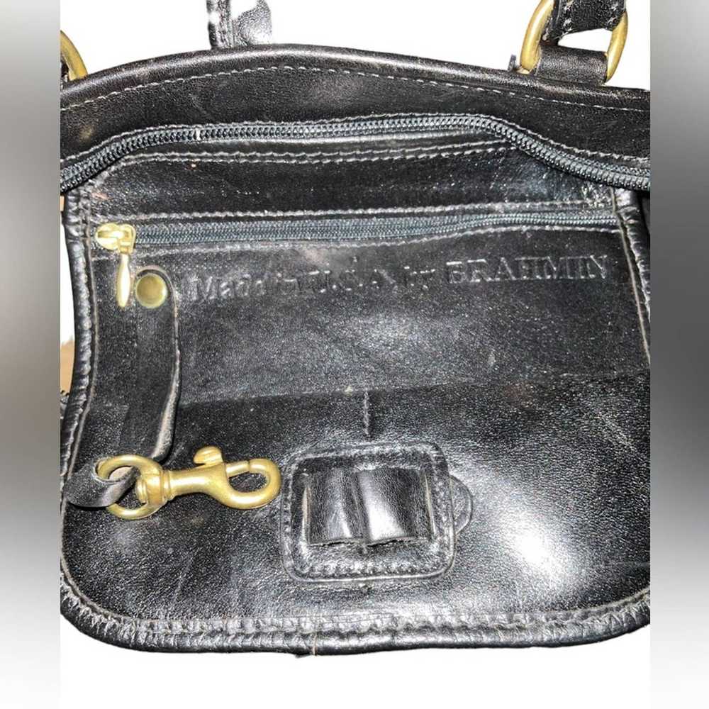 Brahmin - Vintage Tuscan Small Leather Satchel. B… - image 9