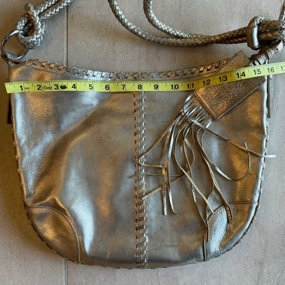 Vintage Ralph Lauren handbag | shoulder bag silve… - image 11