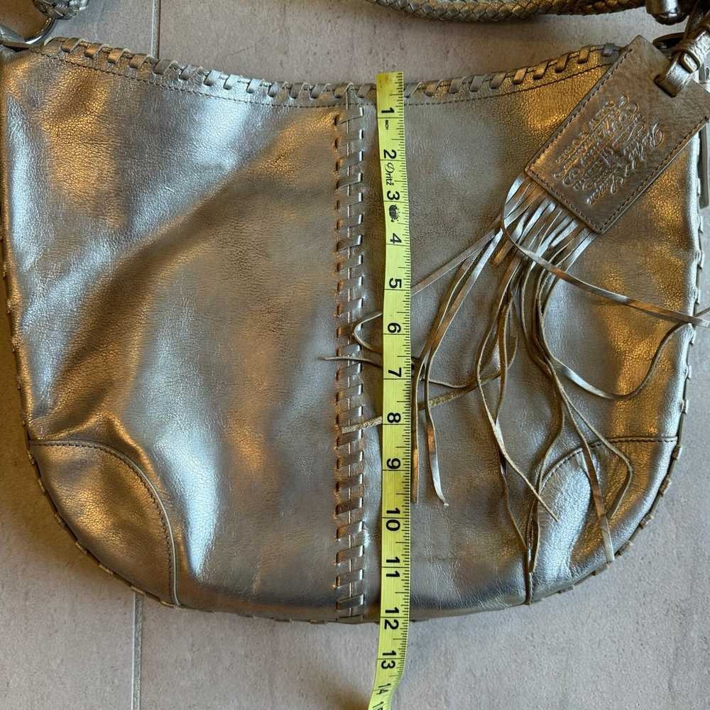 Vintage Ralph Lauren handbag | shoulder bag silve… - image 12