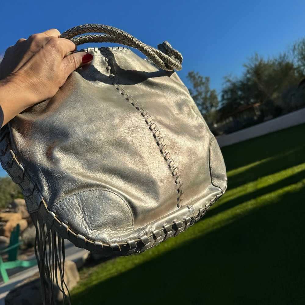 Vintage Ralph Lauren handbag | shoulder bag silve… - image 5